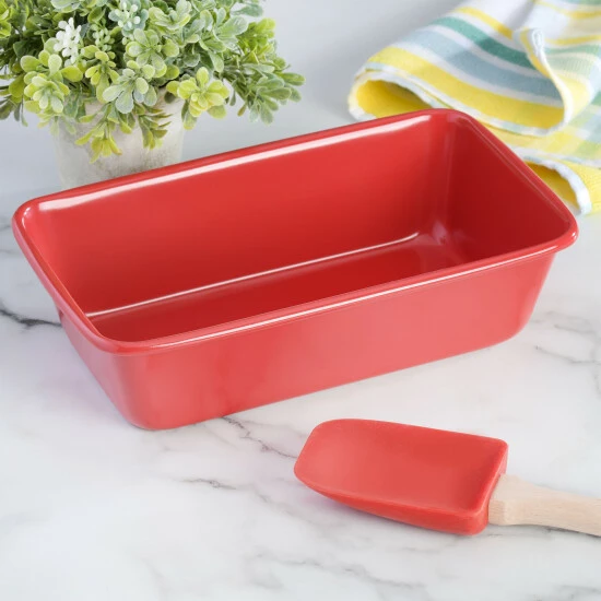 Coupon 😍 Martha Stewart Everyday 9 Inch Nonstick Carbon Steel Loaf Pan In Red ⌛ 4 Coupon 😍 Martha Stewart Everyday 9 Inch Nonstick Carbon Steel Loaf Pan In Red ⌛ - Image 4