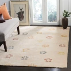Deals 🛒 Martha Stewart By SAFAVIEH Garland Handmade Floral Area Rug Blush/beige ⭐