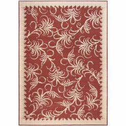 Discount ❤️ Martha Stewart By SAFAVIEH Handmade Fountain Swirl Viscose Rug Red/ivory 🎁 -Martha Stewart Sales unnamed file 2218