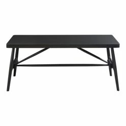 Promo 👏 Martha Stewart Lachlan Black Wood Accent Bench ❤️ -Martha Stewart Sales unnamed file 2278