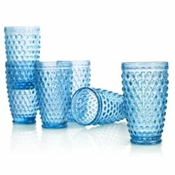 Top 10 🌟 Martha Stewart 6 Piece Hobnail Handmade Glass Tumbler Set In Blue 🛒 -Martha Stewart Sales unnamed file 2295