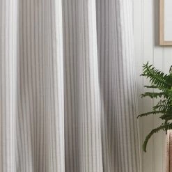 Cheap 🧨 Martha Stewart Ticking Stripe Back Tab Curtain Panel Pair Grey ✨ -Martha Stewart Sales unnamed file 231