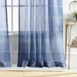 Best reviews of 🌟 Martha Stewart Delicate Stripe Sheer Rod Pocket Window Curtain Panel Pair Indigo 😉 -Martha Stewart Sales unnamed file 2336