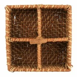 Brand new 👏 Martha Stewart 8 Inch Rattan Woven Four Section Flatware Caddy 🎁 -Martha Stewart Sales unnamed file 2353