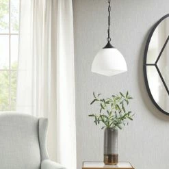 Top 10 😉 Martha Stewart Lyon White Glass Pendant 🤩