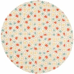 Deals 💯 Martha Stewart By SAFAVIEH Spring Wheel Mosaic Cotton Rug Bougainvillea R 😍 -Martha Stewart Sales unnamed file 2447