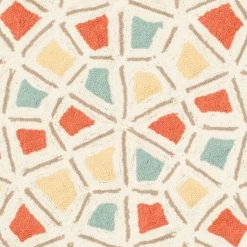 Deals 💯 Martha Stewart By SAFAVIEH Spring Wheel Mosaic Cotton Rug Bougainvillea R 😍 -Martha Stewart Sales unnamed file 2450