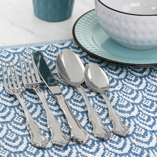 Promo β¨ Martha Stewart Acadia 20 Piece Stainless Steel Flatware Set π 5 Promo β¨ Martha Stewart Acadia 20 Piece Stainless Steel Flatware Set π - Image 5