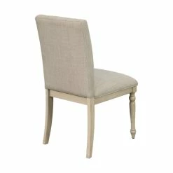 Cheapest 💯 Martha Stewart Fiona Upholstered Dining Chair With Turned Wood Legs- Set Of 2 🥰 -Martha Stewart Sales unnamed file 2500