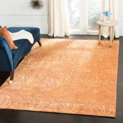 Deals 🔥 Martha Stewart By SAFAVIEH Seaflora Silk/ Wool Rug Pearl ✔️