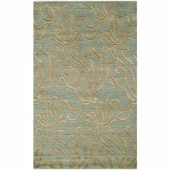Deals 🔥 Martha Stewart By SAFAVIEH Seaflora Silk/ Wool Rug Pearl ✔️ -Martha Stewart Sales unnamed file 2556