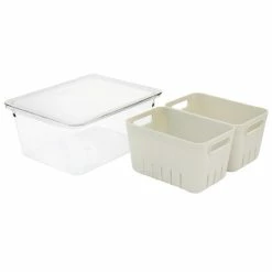 Coupon 🛒 Martha Stewart 4 Piece Mini Basket Fresh Keeper Container Set 👍 -Martha Stewart Sales unnamed file 2589