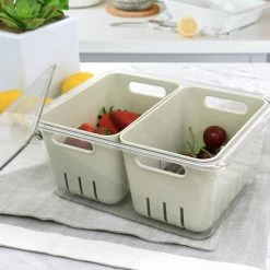 Coupon 🛒 Martha Stewart 4 Piece Mini Basket Fresh Keeper Container Set 👍 -Martha Stewart Sales unnamed file 2592