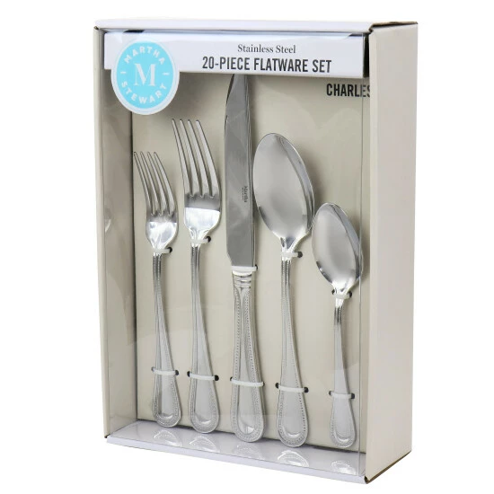 Top 10 โ Martha Stewart Charles 20 Piece Stainless Steel Flatware Set - 20 Piece Set ๐คฉ 1 Top 10 โ Martha Stewart Charles 20 Piece Stainless Steel Flatware Set - 20 Piece Set ๐คฉ