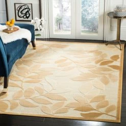Budget 🎁 Martha Stewart By SAFAVIEH Leafy Glade Viscose Rug Geyser 🎉 -Martha Stewart Sales unnamed file 269