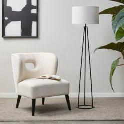 Brand new 🤩 Clyde Metal Floor Lamp Black By Martha Stewart ✔️