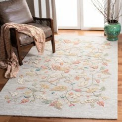 Wholesale ❤️ Martha Stewart By SAFAVIEH Autumn Woods Wool/Viscose Rug Persimmon Red 😉