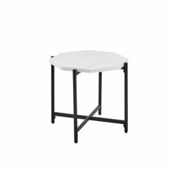 Best reviews of 🌟 Elora White/ Black End Table By Martha Stewart 💯 -Martha Stewart Sales unnamed file 2814