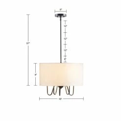 Best reviews of 👏 Ellis Black/ White Chandelier By Martha Stewart ⭐ -Martha Stewart Sales unnamed file 2853