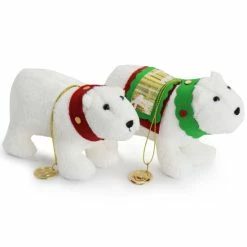 New 👍 Martha Stewart Holiday Polar Bear And Snowman 4Pc Ornament Set White 🧨 -Martha Stewart Sales unnamed file 2862