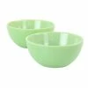Best Sale 🔥 Martha Stewart 2 Piece 6 Inch Jadeite Glass Bowl Set In Jade Green - 6" X 2.75" 👏