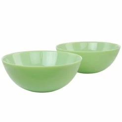 Top 10 ✨ Martha Stewart 2 Piece 10in Jadeite Glass Serving Bowl Set In Jade ❤️