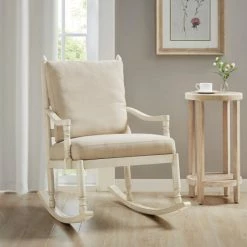 Cheap 🔥 Braxton Cream Rocking Chair Martha Stewart ❤️