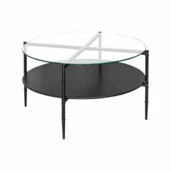 Best deal 🌟 Martha Stewart Caroline Black Round Coffee Table With Interchangeable Wood And Glass Top 🧨 -Martha Stewart Sales unnamed file 2905
