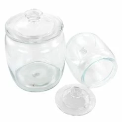 Best Pirce ✔️ Martha Stewart 4 Piece 2.1, 1 Quart Glass Canister Set ⌛ -Martha Stewart Sales unnamed file 2913