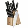 Best Sale 🔔 Martha Stewart 14pc Stainless Steel Cutlery Set In With Storage Block 🔔