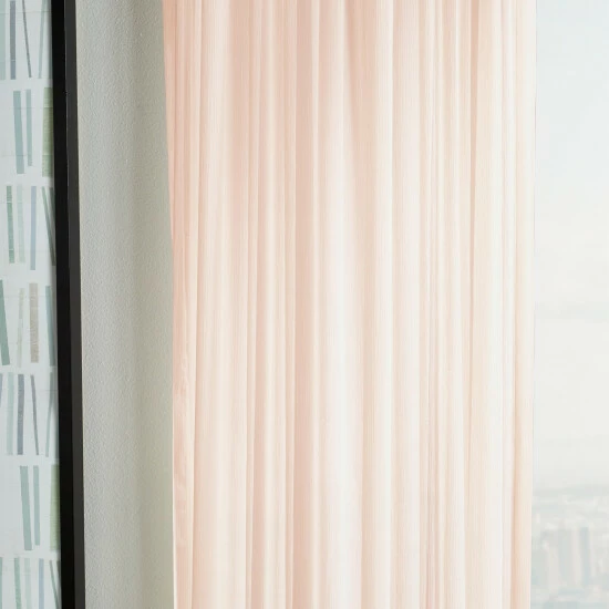 New 🤩 Martha Stewart Glacier Sheer Rod Pocket Curtain Panel Pair Silver ✨ 4 New 🤩 Martha Stewart Glacier Sheer Rod Pocket Curtain Panel Pair Silver ✨ - Image 4