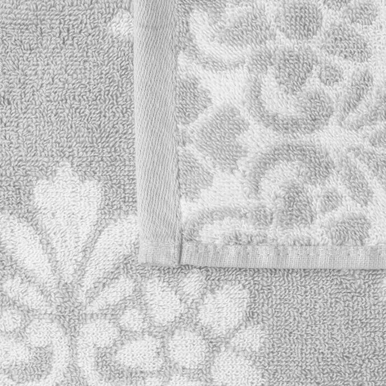 Hot Sale 🥰 Martha Stewart Circle Medallion Cotton 6 Piece Towel Set Coronet Blue ✔️ 4 Hot Sale 🥰 Martha Stewart Circle Medallion Cotton 6 Piece Towel Set Coronet Blue ✔️ - Image 4