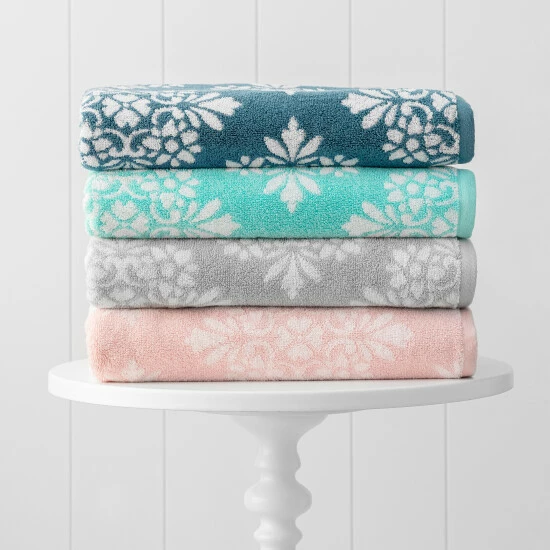 Hot Sale 🥰 Martha Stewart Circle Medallion Cotton 6 Piece Towel Set Coronet Blue ✔️ 5 Hot Sale 🥰 Martha Stewart Circle Medallion Cotton 6 Piece Towel Set Coronet Blue ✔️ - Image 5
