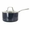 Best reviews of 🔥 Martha Stewart 3.5 Quart Aluminum Saucepan In Dark Gray With Lid ✔️