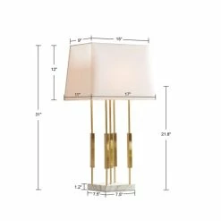 New ⭐ Martha Stewart Doyer Metal Table Lamp 👏 -Martha Stewart Sales unnamed file 3101