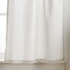 Cheap 🧨 Martha Stewart Ticking Stripe 3-piece Curtain Tier And Valance Set Grey ⭐ -Martha Stewart Sales unnamed file 3131