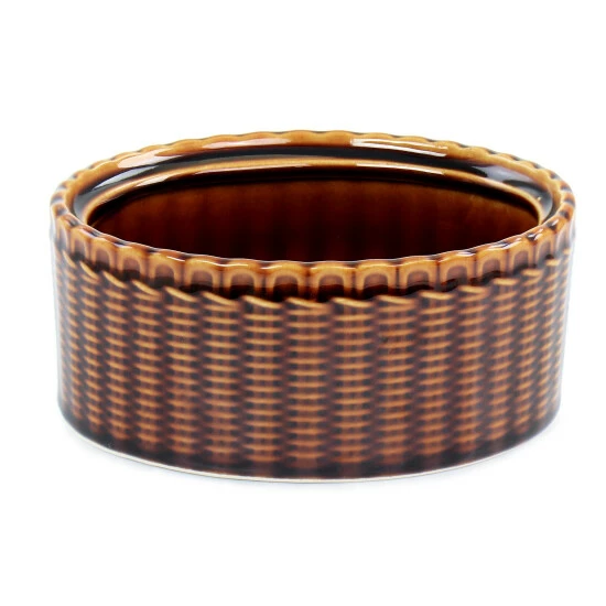 Buy ๐ Martha Stewart 6in Stoneware Sculpted Pig Covered Oval Baker In Brown ๐ 3 Buy ๐ Martha Stewart 6in Stoneware Sculpted Pig Covered Oval Baker In Brown ๐ - Image 3