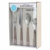 Brand new 🔥 Martha Stewart Garden Cottage 16pc Stainless Steel Flatware Set- Taupe 🌟