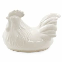 Wholesale 🛒 Martha Stewart 6in Stoneware Sculpted Rooster Covered Oval Baker-Cream ✔️ -Martha Stewart Sales unnamed file 3196