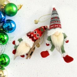 New ๐งจ Martha Stewart Holiday Plush Gnome 2 Piece Ornament Set Green And Red ๐ 7 New ๐งจ Martha Stewart Holiday Plush Gnome 2 Piece Ornament Set Green And Red ๐ -Martha Stewart Sales unnamed file 3213