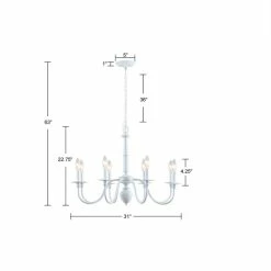 Coupon 🛒 Martha Stewart Amelia 8-Light Traditional Metal Chandelier ⌛ -Martha Stewart Sales unnamed file 3255