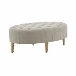 Promo 🥰 Clara Accent Ottoman By Martha Stewart Linen 🌟 -Martha Stewart Sales unnamed file 327