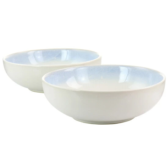 Best deal 🥰 Martha Stewart Blue Rim 2Piece 10in Stoneware Serving Bowl Set In Blue 🧨 1 Best deal 🥰 Martha Stewart Blue Rim 2Piece 10in Stoneware Serving Bowl Set In Blue 🧨