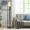 Outlet ❤️ Martha Stewart Charlton Floor Lamp With Glass Cylinder Shade - Dia.11" X 63"H 🛒