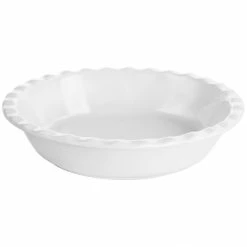 Best deal ⭐ Martha Stewart Stoneware 9 Inch Pie Pan In White - 9 Inch ❤️
