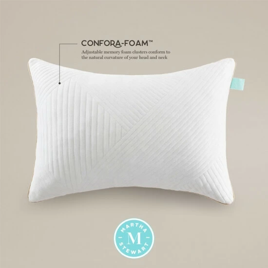 Promo π Martha Stewart Naturally Cool Memory Foam Cluster Pillow 2-Pack π― 3 Promo π Martha Stewart Naturally Cool Memory Foam Cluster Pillow 2-Pack π― - Image 3