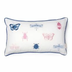 Brand new 🔔 Martha Stewart Ellie Bugs And Butterflies Dec Pillow Cover 😍 -Martha Stewart Sales unnamed file 3365