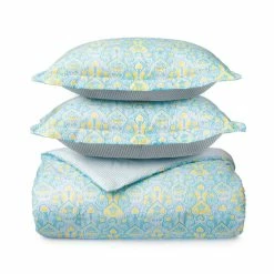 Outlet ⌛ Martha Stewart Everyday Anna Pailsey And Stripe 3 Piece Comforter Set 🔥 -Martha Stewart Sales unnamed file 3443