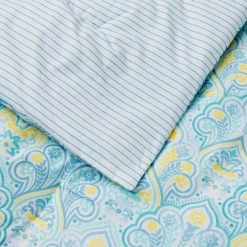 Outlet ⌛ Martha Stewart Everyday Anna Pailsey And Stripe 3 Piece Comforter Set 🔥 -Martha Stewart Sales unnamed file 3446