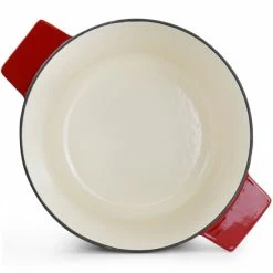 Flash Sale ⌛ Martha Stewart Enameled Cast Iron 3Qt Embossed Stripe Dutch Oven Red 🧨 -Martha Stewart Sales unnamed file 3459